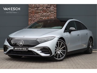 Hoofdafbeelding Mercedes-Benz EQS Mercedes-Benz EQS 450 4MATIC AMG Line 118 kWh | Hyperscreen | Airmatic | Achterasbesturing | Distronic+ | Stoelventilatie V+A | Burmester | Massage | Verwarmd Stuurwiel | HUD | Digital Light |