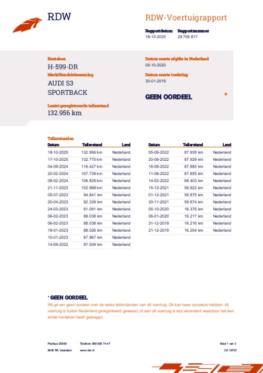 Hoofdafbeelding Audi S3