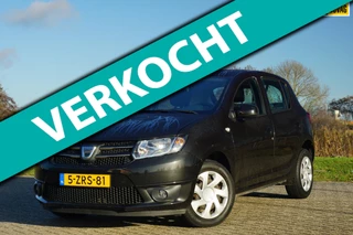 Hoofdafbeelding Dacia Sandero Dacia Sandero 0.9 TCe Lauréate | Noir Magma | Elek.ramen/Airco/Radio-CD - Keurige auto!