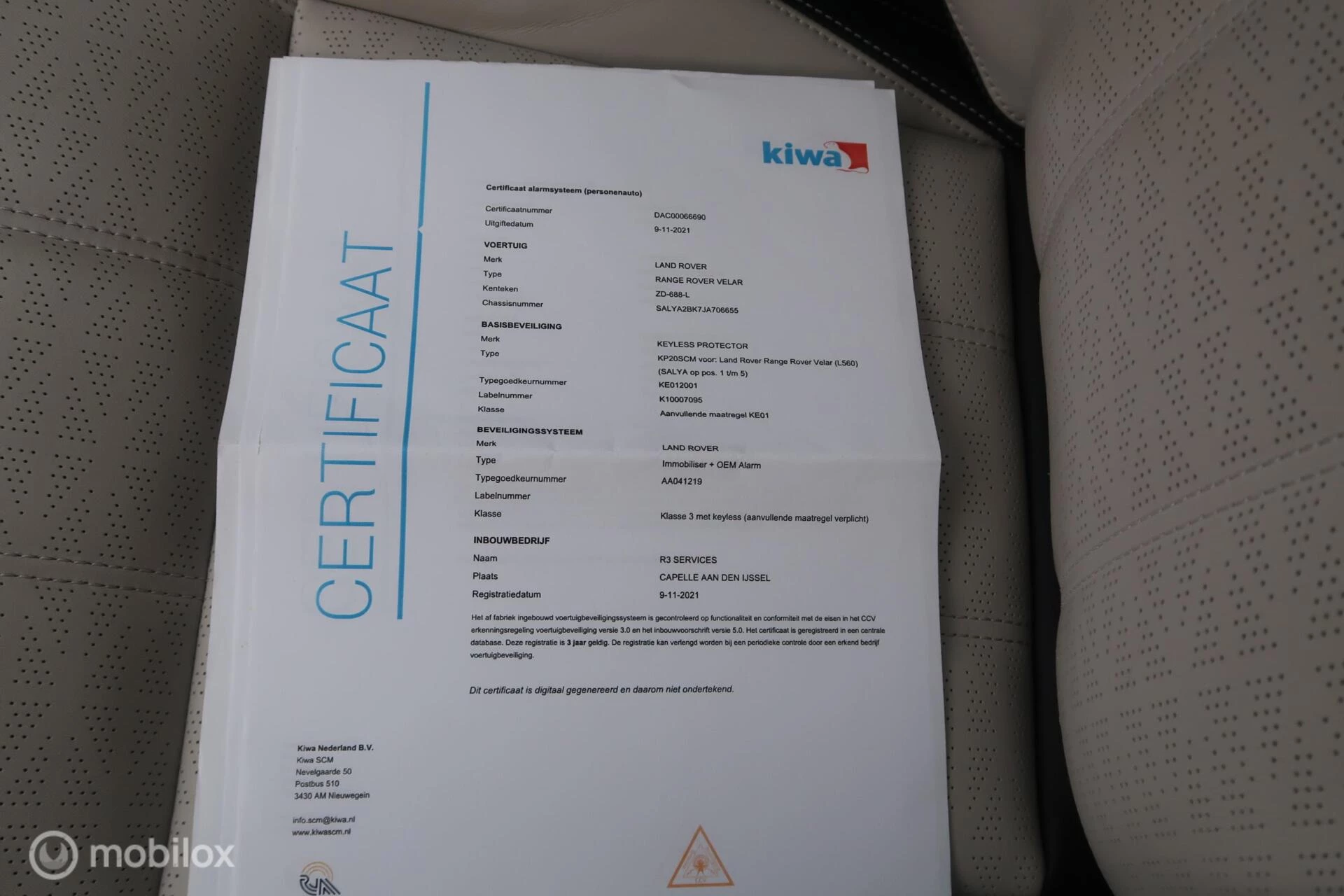 Hoofdafbeelding Land Rover Range Rover Velar