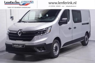 Renault Trafic 2.0 DCi 170 pk Aut. L2 Dubbel Cabine 2x Schuifdeur Airco ECC, Cruise Control, LED Koplampen, PDC achter, 5-Zits, Nieuw