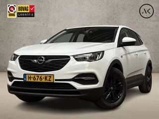 Hoofdafbeelding Opel Grandland X Opel Grandland X 1.2 Turbo Sport (APPLE CARPLAY, GROOT NAVI, GETINT GLAS, SPORTSTOELEN, LEDER, LANE ASSIST, ELEK PAKKET, NIEUWSTAAT)