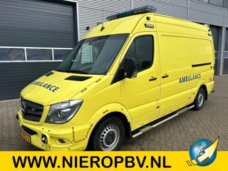 Hoofdafbeelding Mercedes-Benz Sprinter Mercedes-Benz Sprinter 319CDI L2H2 AMBULANCE Automaat Airco Cruisecontrol 9X OP VOORRAAD MARGE