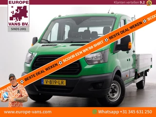 Ford Transit 350 2.0 TDCI 130pk E6 RWD D.C. Open Laadbak Trekhaak 2800kg 02-2018