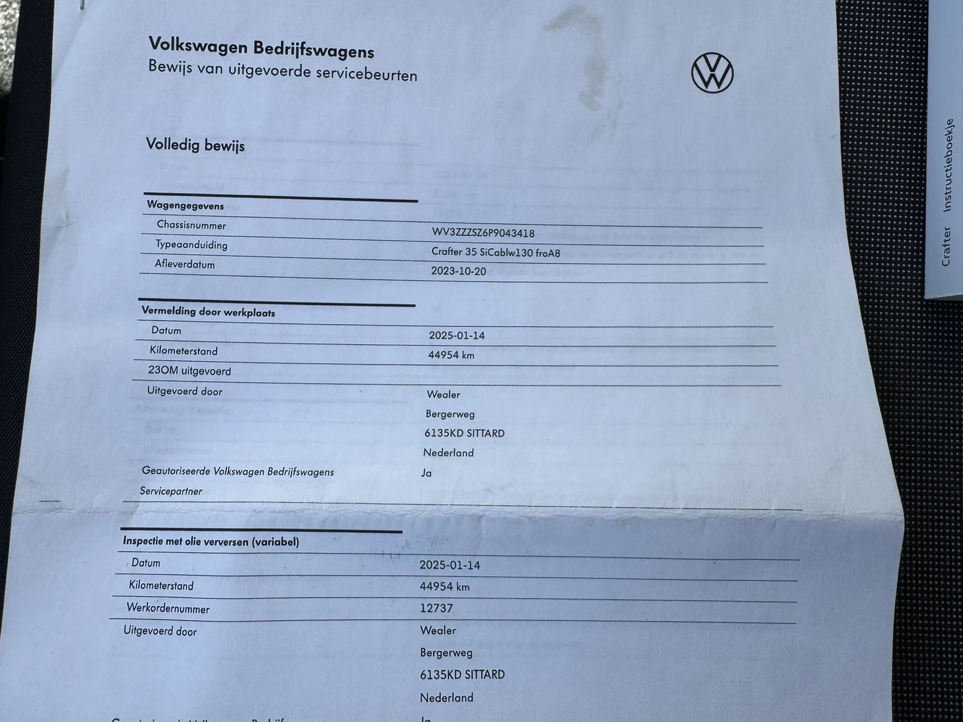 Hoofdafbeelding Volkswagen Crafter