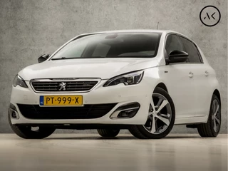 Peugeot 308 1.2 PureTech GT-line Automaat (NAVIGATIE, CAMERA, KEYLESS, MASSAGE, STOELVERWARMING, CAMERA, SPORTSTOELEN, LEDER/ALCANTARA, GETINT GLAS, NIEUWE APK, NIEUWSTAAT)
