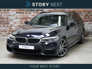 BMW 5 Serie Touring 520i High Executive M Sport Pakket Automaat / Panoramadak / Head-Up Display / Hifi / Comfortstoelen / Nappaleder / 20 Inch / Live Cockpit Professional / DAB / Stoelverwarming / Carplay / Parkeersensoren / Shadow Line / Climate Control