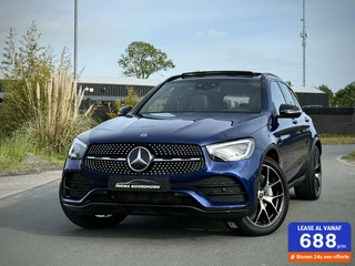 Mercedes GLC-klasse 300de 4MATIC AMG Panoramadak|Camera 360°|Burmester®|Luchtvering|Keyless|Night pakket|Trekhaak|Distronic|Multibeam LED|Sfeerverlichting