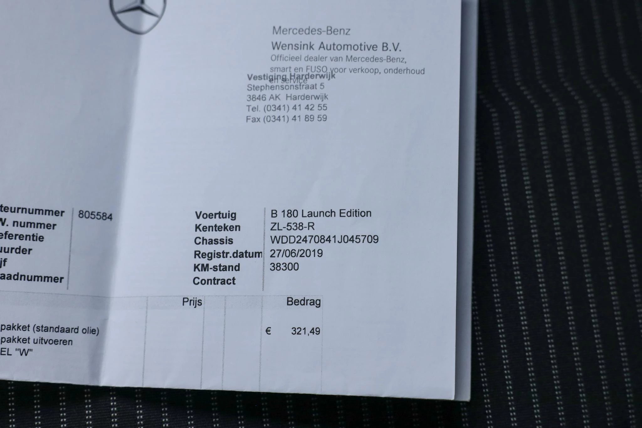 Hoofdafbeelding Mercedes-Benz B-Klasse