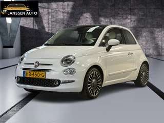 Fiat 500 0.9 TwinAir Turbo Lounge | Navigatie | PDC | Airco | Pano | Parelmoer | DAB | Facelift