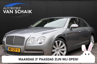 Bentley Flying Spur 6.0 W12 | LEDER | SCHUIFDAK | KERAMISCH | NAIM SOUNDSYSTEM | ENTERTAINMENT ACHTERIN | STOELVERKOELING/VERWARMING | MASSAGE | CAMERA | AIRCO | CRUISE | NAVI |