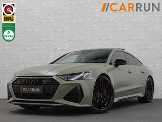 Hoofdafbeelding Audi RS7 Audi RS7 Sportback A7 V8 Dynamic+ | Keramisch | 22" ABT | 4-Wielbesturing | Stoelvent. | Carbon Pack | Nachtzicht | Alcantara Hemel | B&O 3D High End | 360 Camera | Laser-LED | ACC | Valcona | Klasse-5 | Head-up | Soft-Close | Isolatieglas | Dealer OH | BTW Auto | €100.706,= ex.