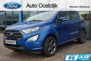 Hoofdafbeelding Ford EcoSport Ford EcoSport 1.0 EcoBoost ST-Line 125PK Automaat Winterpack Cruise Climate Carplay Afneembare Trekhaak Parkeersensoren B&O Privacy Glass *Sportief*