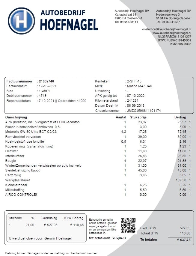 Hoofdafbeelding Mazda 6