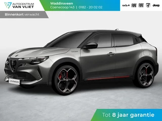 Alfa Romeo Junior Elettrica Veloce 54 kWh 280pk Pack Tech | Pack Sport | Schuif/Kanteldak | Arese Silver