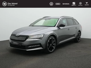 Skoda Superb Combi 1.4 TSI iV 218 pk Sportline | Trekhaak | Geheugenstoelen | Navigatie Columbus | Adaptief onderstel | 360 Camera | Matrix LED | Canton