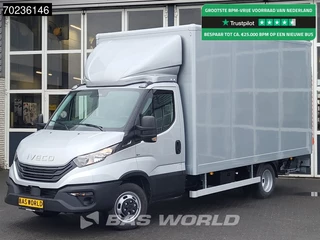 Iveco Daily 35C18 3.0L Automaat 1000KG Laadklep Zijdeur Dubbellucht 2025-Model Bakwagen ACC Airco Cruise Navi D'Hollandia Euro6 Meubelbak Koffer Bakwagen 22m3 Airco