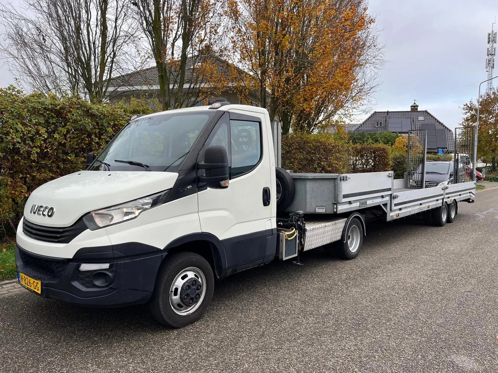 Hoofdafbeelding Iveco 40C21 , 9.1 T , BE Trekker , HIAB