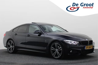 BMW 4 Serie Gran Coupé 420d High Executive M-pakket Climate, Schuif/Kantel Dak, Cruise, Navigatie, Bluetooth, Sportstoelen, 19''