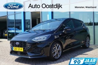 Ford Fiesta 1.0 EcoBoost ST-Line 100PK Winterpack Camera Adaptieve Cruise Climate Keyless Carplay-Navi Privacy Glass Full LED 17* Inch Velgen *Sportief*