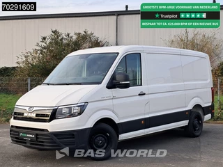 MAN TGE 3.140 BPM Vrij 140PK L3H2 Trekhaak Airco Cruise Camera Euro6 CarPlay L2H1 11m3 Airco Trekhaak Cruise control