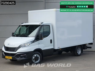 Iveco Daily 35C16 Automaat Laadklep Bakwagen Dubbellucht Airco Euro6 Meubelbak Koffer 20m3 Airco