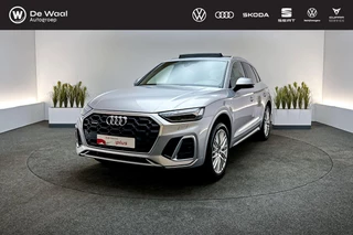 Audi Q5 2.0 TFSI 299pk DSG e-hybrid quattro S Edition | SoH 86% | Panoramadak, Trekhaak Zwenkbaar, 20"LM Velgen |