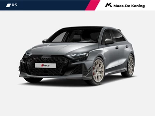 Hoofdafbeelding Audi RS3 Audi RS3 Sportback 2.5 TFSI quattro 400 PK  competition limited 593/750 · Audi Exclusive Gletsjerwit Mat Effect · Head-Up display · Sonos Premium 3D · Glazen panoramadak