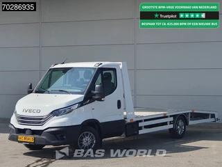 Iveco Daily 35S18 3.0L Autotransporter Automaat 3,5t Trekhaak Navi ACC LED Airco Lier Euro6 Oprijwagen Cartransporter Trekhaak
