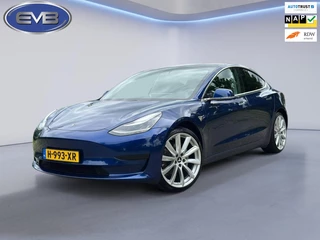 Hoofdafbeelding Tesla Model 3 Tesla Model 3 Standard RWD Plus 60 kWh, 20 inch lmv, extra getint glas, panoramadak, leder 1e eigenaar, NL auto met nap