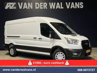Ford Transit 2.0 TDCI 131pk L3H2 Euro6 ** Airco | Camera | Navigatie | Apple Carplay | Cruisecontrol Android Auto, Verwarmde voorruit, Stoelverwarming, Parkeersensoren, Bijrijdersbank