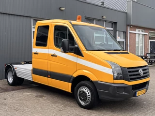 Volkswagen Crafter 2.0 TDI 164pk DC Be-trekker 6650kg trekgewicht Airco Cruise controle Be-combi Tachograaf 6-Persoons Bpm vrij voor particulier gebruik!!
