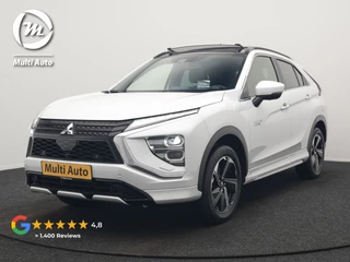 Mitsubishi Eclipse Cross 2.4 Instyle PHEV 188pk Dealer O.H | Trekhaak Afn. | Panodak | Adaptive Cruise | 360 Camera | Lederen Sportstoelen & Stuur Verwarmd | Keyless | Apple Carplay | Blis | Navigatie | Lane Assist | Plug In Hybrid