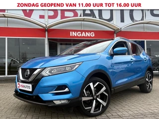Nissan QASHQAI 1.3 DIG-T TEKNA+ PANO LEER EL. STOELLEN NAVI CAMERA AIRCO