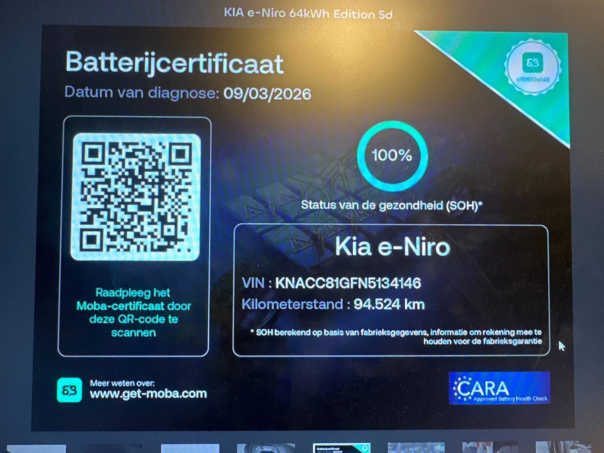 Hoofdafbeelding Kia e-Niro