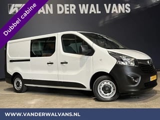 Opel Vivaro 1.6 CDTI 126pk L2H1 Dubbele Cabine Euro6 Airco | Camera | Navigatie | LED | Cruisecontrol, Parkeersensoren, 5-Zits