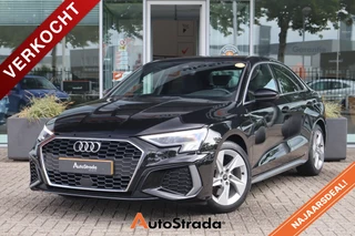 Hoofdafbeelding Audi A3 Audi A3 Limousine 35 S-Line TFSI 150pk | Navi | Virtual | Cruise | Climate | Sportstoelen | LED | Carplay | Keyless