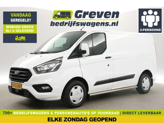 Ford Transit Custom 2.0 TDCI L1H1 Airco Cruise Camera Navigatie 3 Persoons PDC LED Elektrpakket Trekhaak