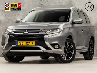 Mitsubishi Outlander 2.0 PHEV Deluxe 203Pk Automaat (CAMERA, LEDER/ALCANTARA, STOELVERWARMING, GETINT GLAS, SPORTSTOELEN, CRUISE, NIEUWE APK, NIEUWSTAAT)