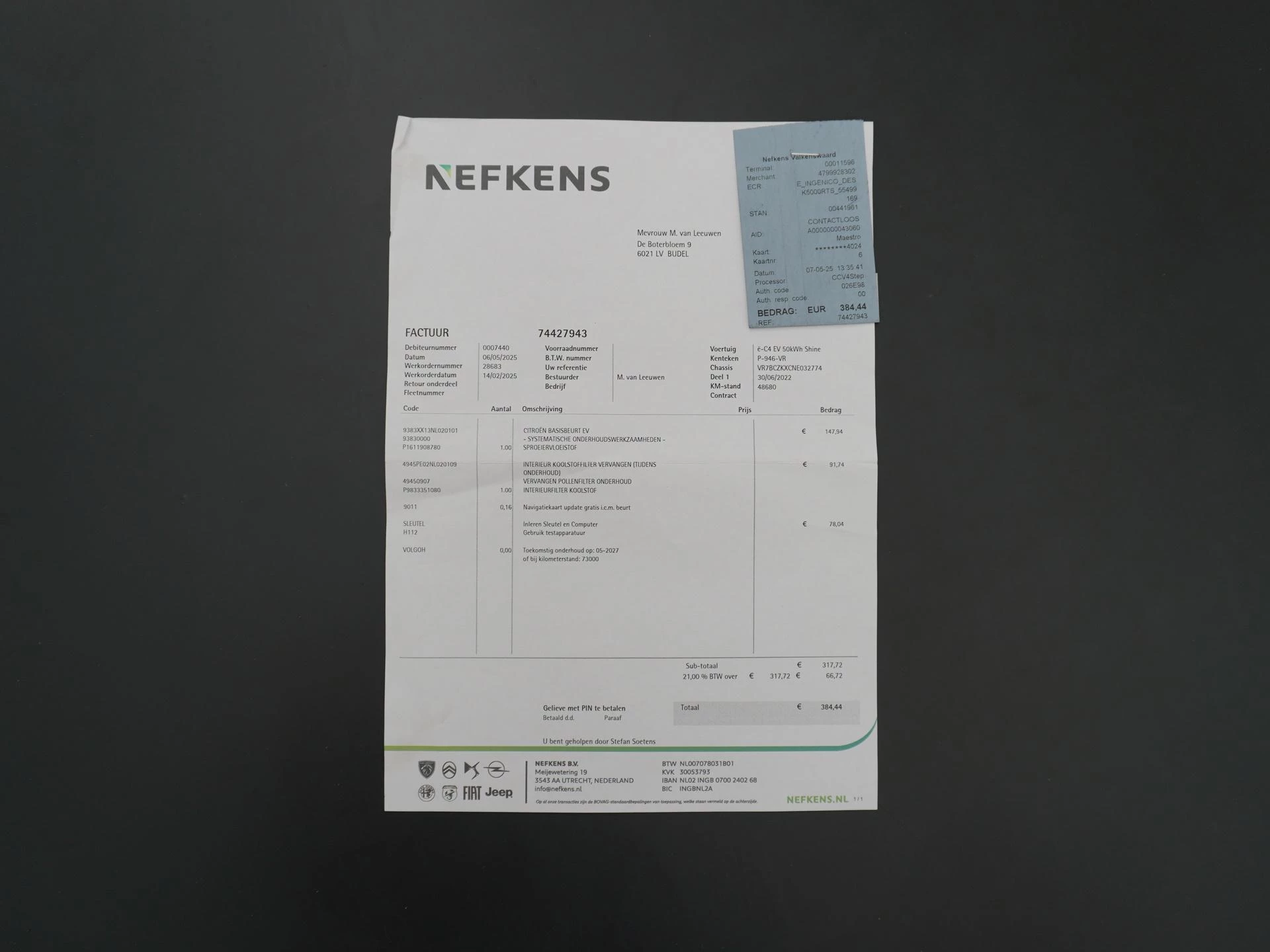 Hoofdafbeelding Citroën ë-C4