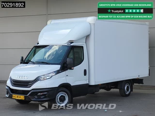 Iveco Daily 35S16 Automaat Bakwagen Achterdeuren 160PK Airco Camera Euro6 Meubelbak Koffer 21m3 Airco