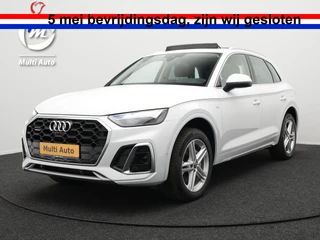 Audi Q5 55 TFSI e Quattro S-Line Plug in Hybrid PHEV | Panodak | Sportstoelen Memory | Adaptive Cruise | Trekhaak af Fabriek | Bang & Olufsen | Sound | Head Up | Apple Carplay | 360 Camera | Navigatie | Virtual | L.M. 19" |