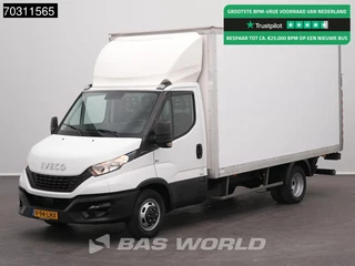 Iveco Daily 35C16 Laadklep Dubbellucht Bakwagen 160PK Airco Cruise Euro6 Meubelbak Koffer Airco Cruise control