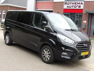 Ford Transit Custom 2.0 TDCI 130PK AUTOMAAT 2019 VELE EXTRA'S DUBBELE CABINE 2x SCHUIFDEUR 1e EIGENAAR