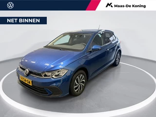 Volkswagen Polo 1.0 TSI 95pk Life · Apple/Android Car Play · Navigatie · P-Sensoren · Getint Glas · Airco · 15'' Inch · Garantie t/m 30-08-2027 of 100.000km