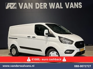 Ford Transit Custom 2.0 TDCI L1H1 Euro6 Airco | Navigatie | Camera | LED | Cruisecontrol Stoelverwarming Parkeersensoren, Verwarmde voorruit, Bijrijdersbank, 2500kg trekvermogen