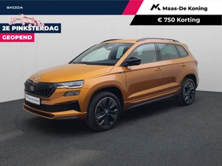 Skoda Karoq 1.5TSI/150PK ACT Sportline DSG · Navigatie · Trekhaak · Apple/Android Car Play · Camera · Einde garantie 11-03-2029 of 60000km.