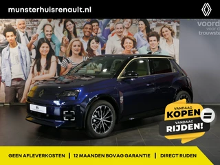 Renault 5 comfort range iconic cinq 52 kWh *NIEUW!* *Harman Kardon!* - Parkeerassistent, 18" LMV, adaptive cruise, stoel + stuurverwarming