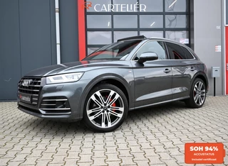 Audi Q5 55 TFSI e S-Line Quattro Competition | Luchtvering | Pano | B&O | Stoelmassage | Matrix Led | Afgevlakt Stuur | Virtual Cockpit | Alcantara | Dode Hoek | Ambient Sfeerverlichting+ | Zwenkbare Trekhaak | Camera | Keyless