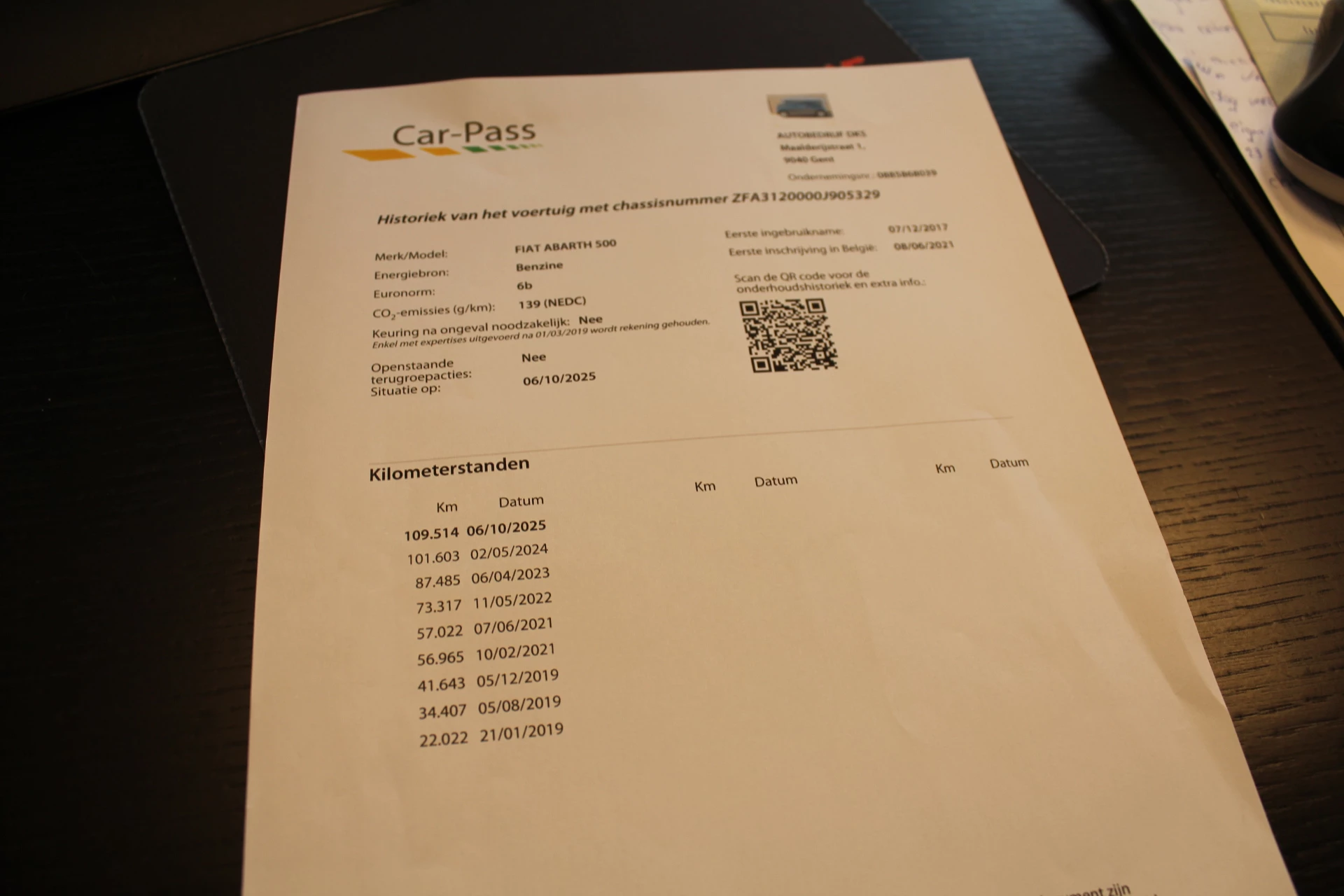 Hoofdafbeelding Fiat 500